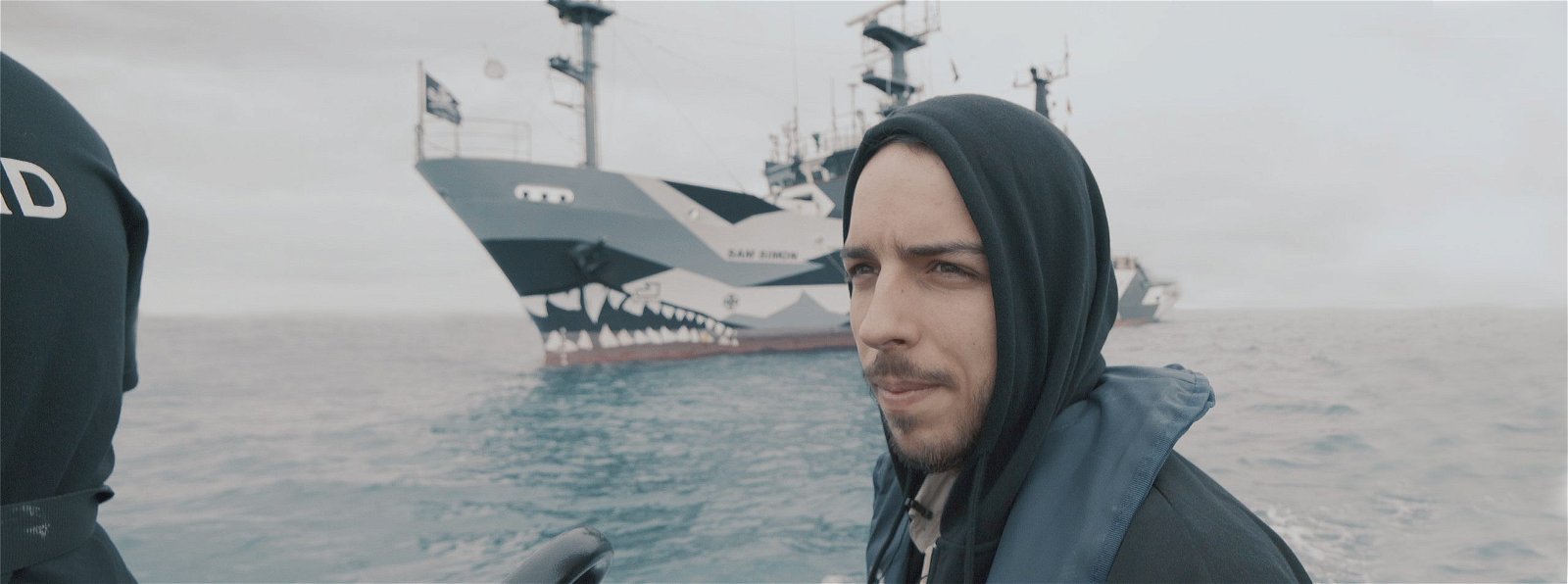 Ali Tabrizi on a boat