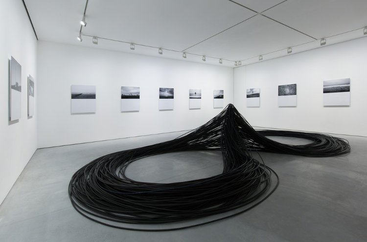 Evan Roth - Voices over the Horizon - Photo credit: Carroll/Fletcher Gallery