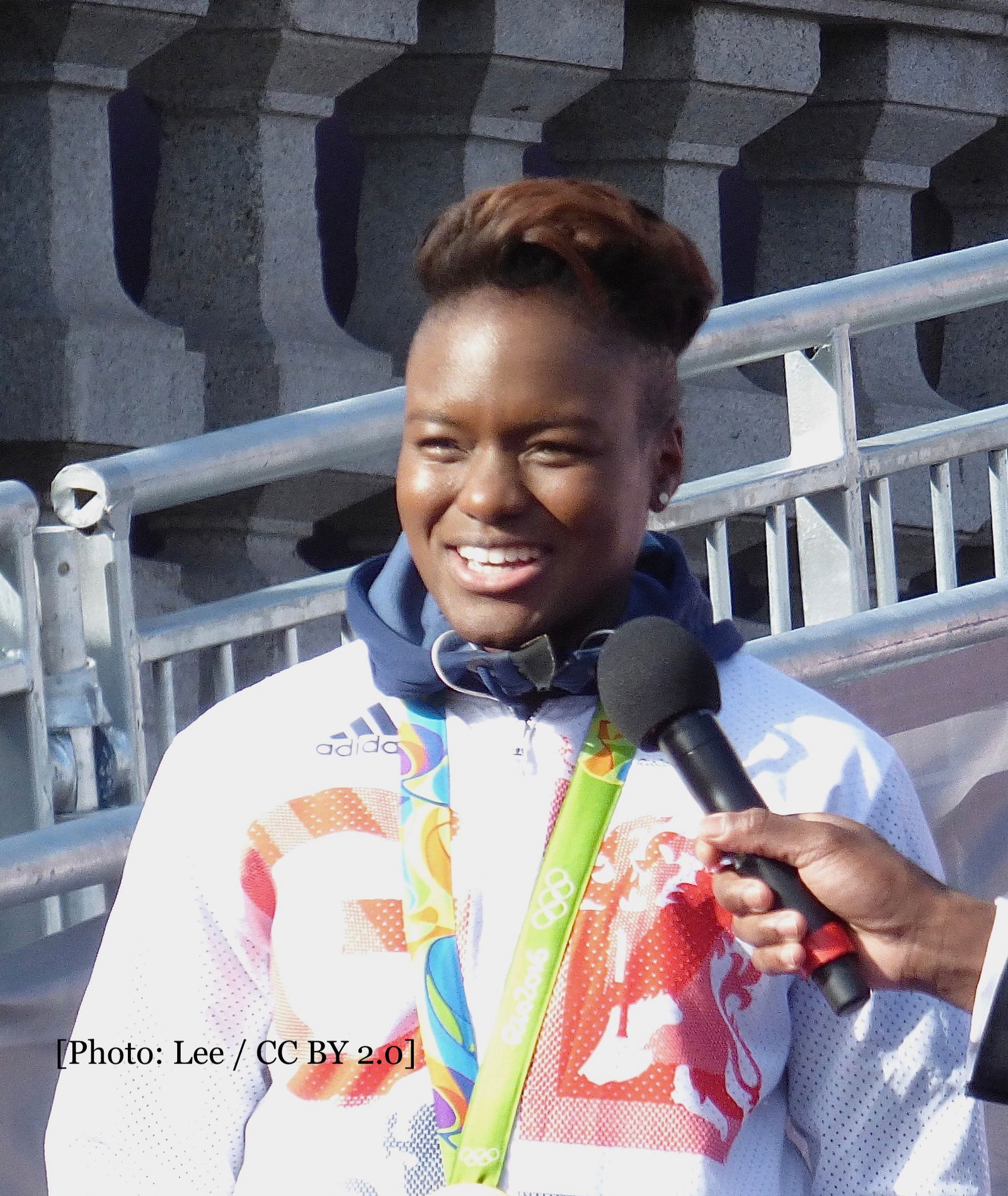Nicola Adams at an event